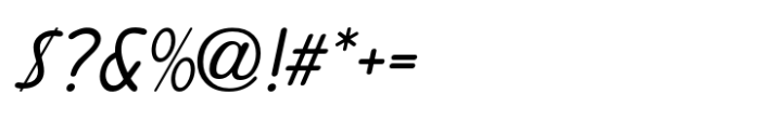 Date Book JNL Oblique Font OTHER CHARS