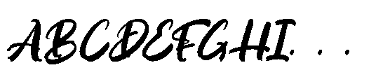 Dateline Italic Font UPPERCASE