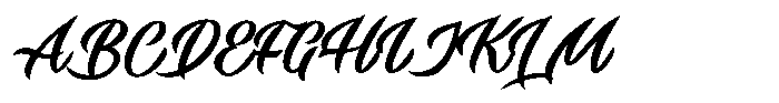 Dattacle Black Font UPPERCASE