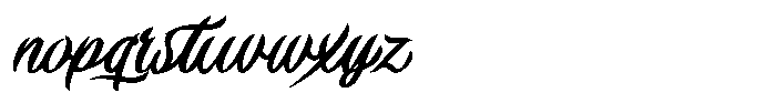 Dattacle Black Font LOWERCASE