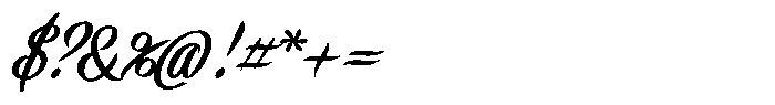 Dattacle Bold Font OTHER CHARS