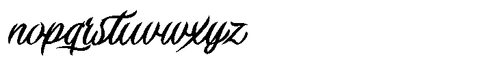 Dattacle Bold Font LOWERCASE