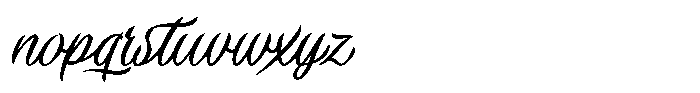 Dattacle Regular Font LOWERCASE