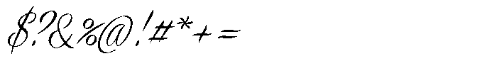 Dattacle Thin Font OTHER CHARS