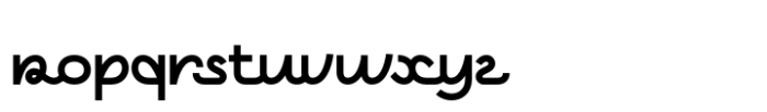 Dauiyah Font LOWERCASE