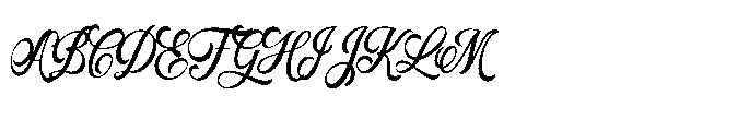 Daustley Font UPPERCASE