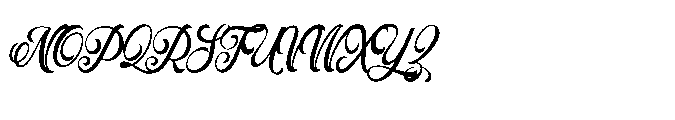 Daustley Font UPPERCASE