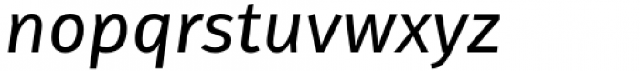 Dava Regular Slant Font LOWERCASE