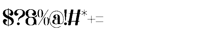 Davenor Regular Font OTHER CHARS