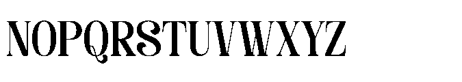 Davenor Regular Font UPPERCASE