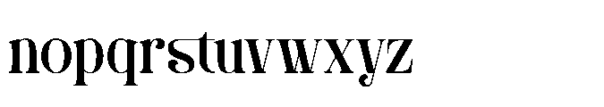 Davenor Regular Font LOWERCASE