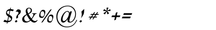 David Std Italic Font OTHER CHARS