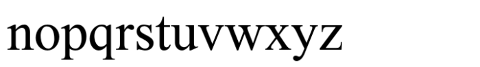 David Std Italic Font LOWERCASE