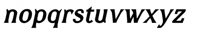 DavidFarewell Bold Italic Font LOWERCASE
