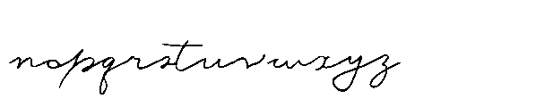 Davince Font LOWERCASE