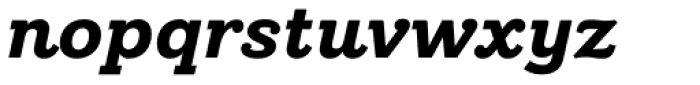 Davis Bold Italic Font LOWERCASE