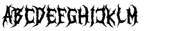 Dawn Ballad Font UPPERCASE