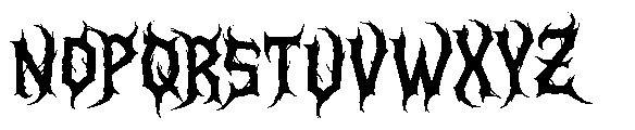 Dawn Ballad Font UPPERCASE