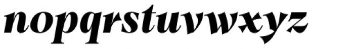 Dawnora Bold Italic Font LOWERCASE