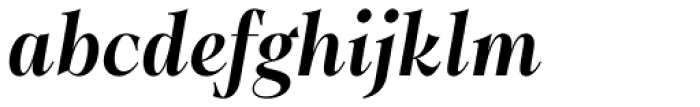 Dawnora Semi Bold Italic Font LOWERCASE