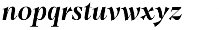 Dawnora Semi Bold Italic Font LOWERCASE