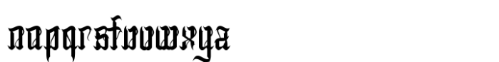 Daxterus Font LOWERCASE