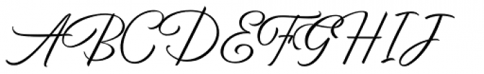 Daybird Script Regular Font UPPERCASE
