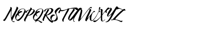 Dayden Batemisy Font UPPERCASE