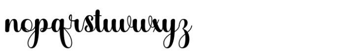 Daye Script Font LOWERCASE