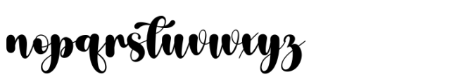 Daylight Script Font LOWERCASE