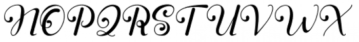 Daysha Regular Font UPPERCASE