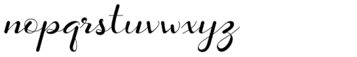 Daysha Regular Font LOWERCASE