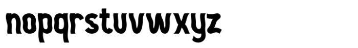Dazher Font LOWERCASE