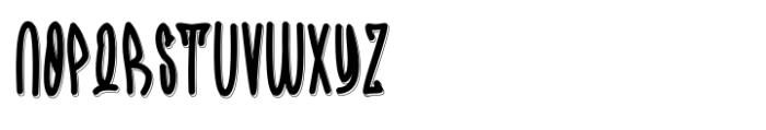 Dazzling Monkey Deco Font LOWERCASE