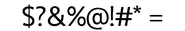 Daewang Normal Font OTHER CHARS