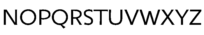 Daewang Normal Font UPPERCASE