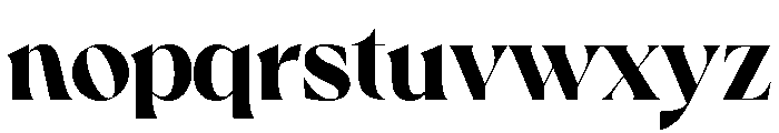 Dahlia Bold Font LOWERCASE