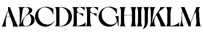 Dahlia Medium Font UPPERCASE
