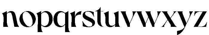 Dahlia Medium Font LOWERCASE