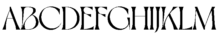Dahlia Regular Font UPPERCASE