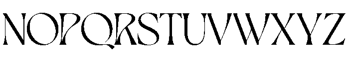 Dahlia Regular Font UPPERCASE