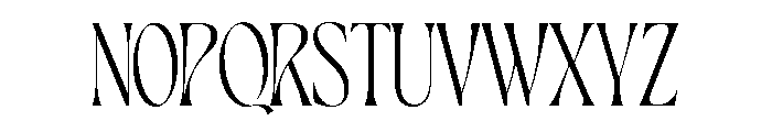 Dahlia RegularCondensed Font UPPERCASE