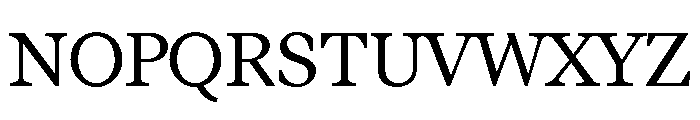 DakotaSerif Regular Font UPPERCASE