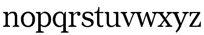 DakotaSerif Regular Font LOWERCASE