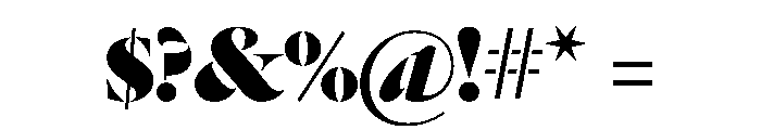 Dala Floda Arabic Black Font OTHER CHARS
