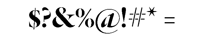 Dala Floda Arabic Medium Font OTHER CHARS