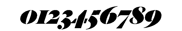 Dala Floda Fat Italic Font OTHER CHARS