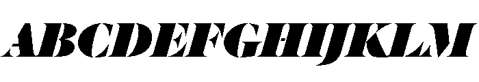 Dala Floda Fat Italic Font UPPERCASE