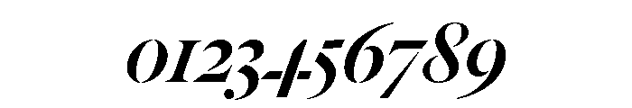 Dala Floda Italic No 2 Font OTHER CHARS