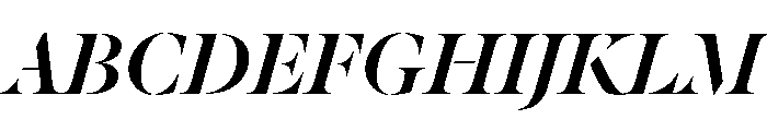 Dala Floda Italic No 2 Font UPPERCASE